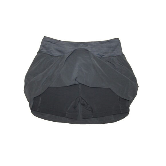 OUTDOOR VOICES Hudson Skort Pull-On Shorts Liner Quick Dry Black Gray SMALL - Picture 6 of 6